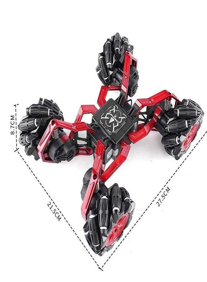 Oupstrive Stunt Motion Metal Spider HQ 2.4Ghz 4 Wheel Drive 360 Degree Revolving Sideways Walking Spider Metal Skeleton Toy Rc Stunt Car for Kids (Multicolor, Pack of 1) - Image 3